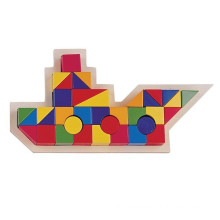 colorful wooden building blocks for child